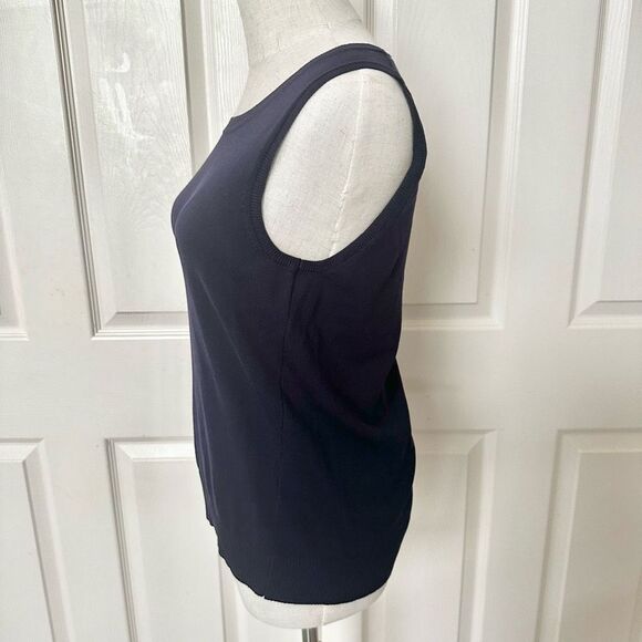 August Silk blue sweater vest - Picture 7 of 10